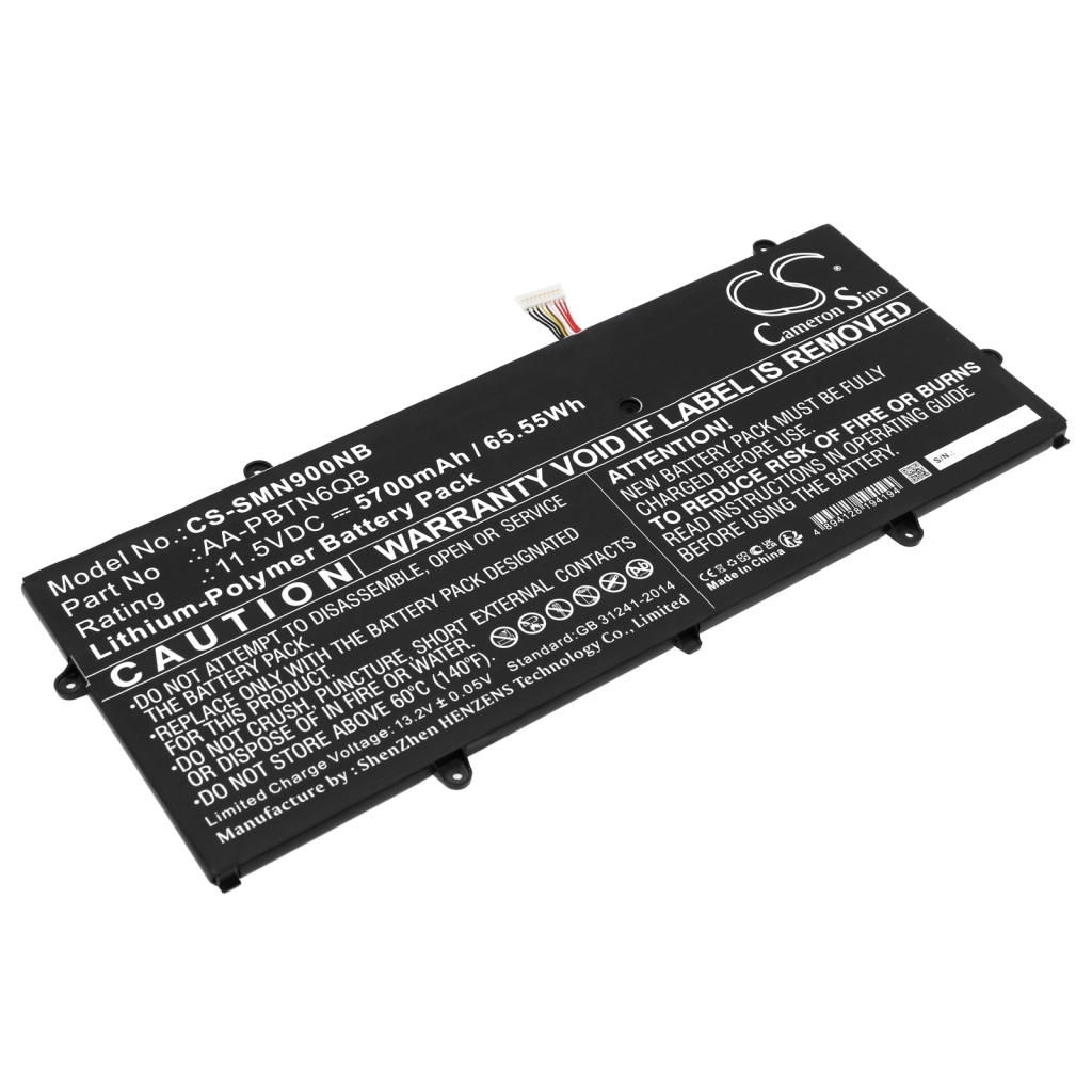 Batterier Ersätter NP900X5N-K01US