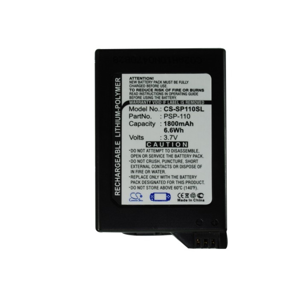 Batterier Ersätter PSP-1000