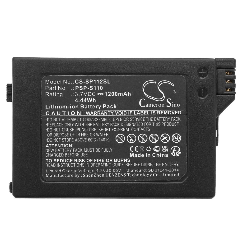 Batterier Ersätter PSP-3002