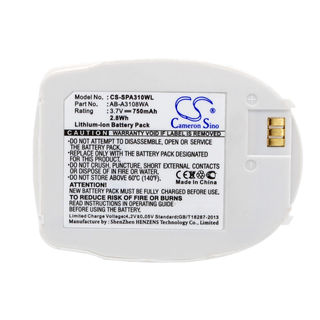 Batterier till mobiltelefoner Samsung CS-SPA310WL