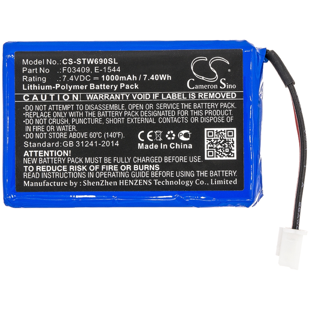 Batterier Ersätter WS-6923