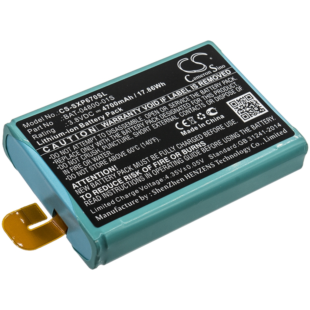 Batterier till mobiltelefoner Socketmobile CS-SXP670SL