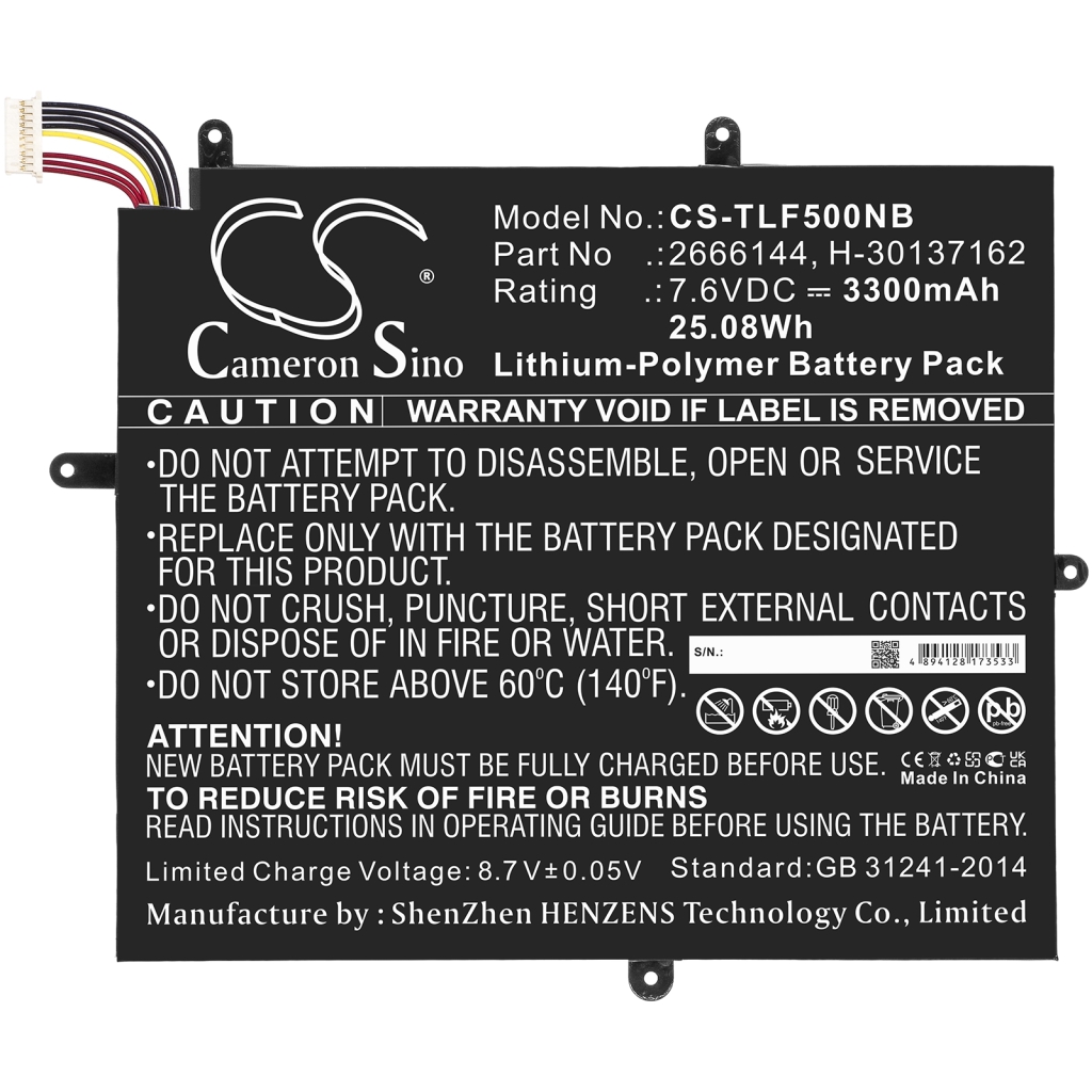 Batterier till bärbara datorer Maxbook CS-TLF500NB