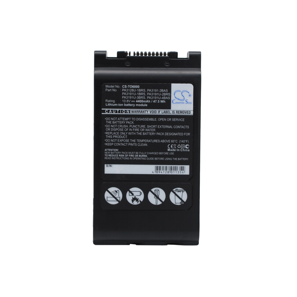 Batterier Ersätter Portege M700-S7005V Tablet PC