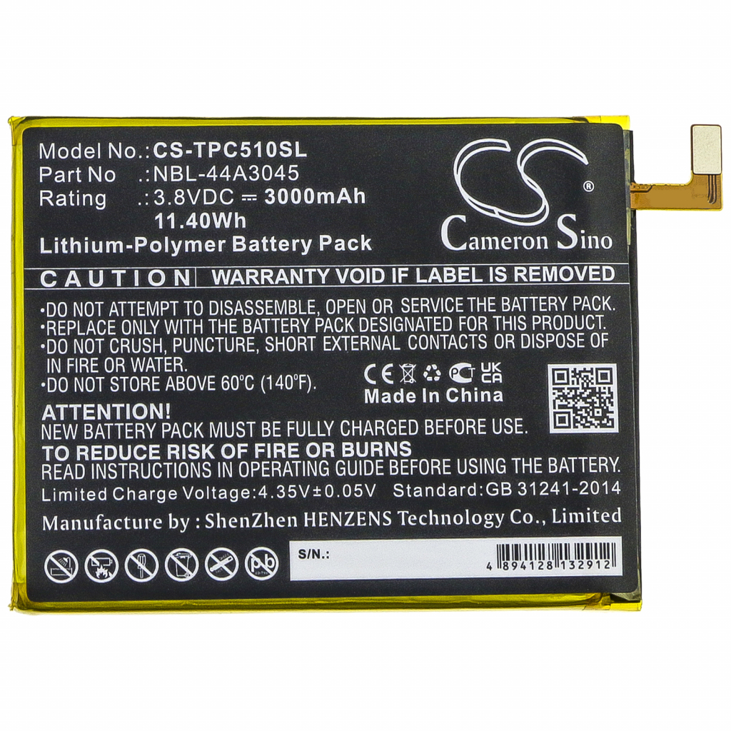 Batterier Ersätter NBL-44A3045