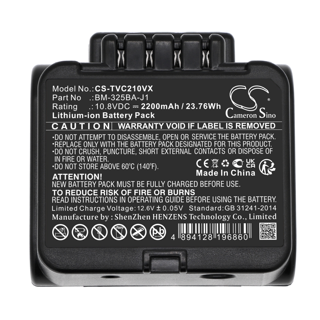 Batterier Ersätter VC-CLW31-R