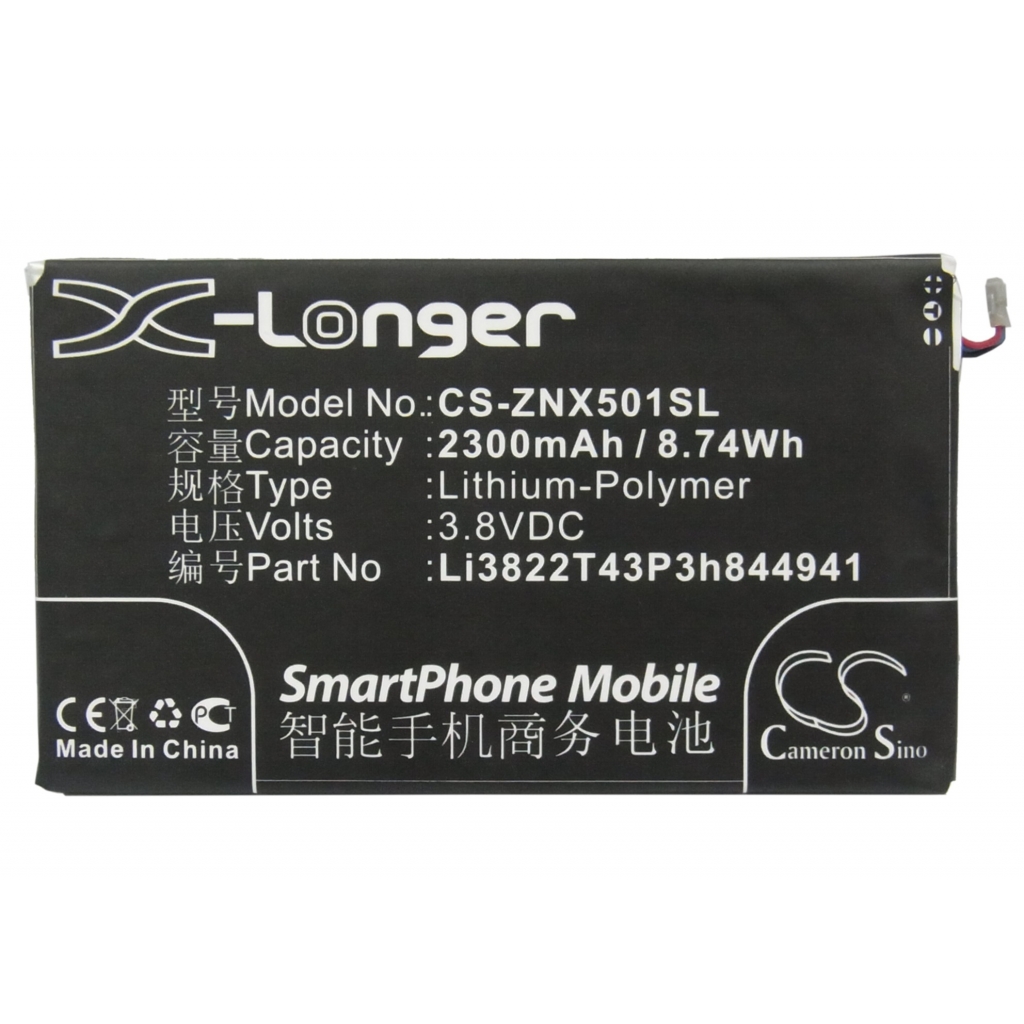 Batterier Ersätter Li3822T43p3h844941