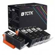 TCTK Bläckpatroner C-525BK 2-pack Svart kompatibel med Canon PIXMA IP4850 IP4950 IX6550 MG5150 MG5250 MG5350 MG6150 MG6250 MG8150 MG8250 MX715 MX885 MX895