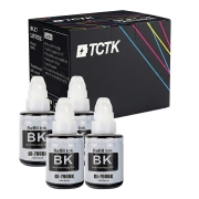 TCTK Ink Cartridges GI-790BK 4-pack Black compatible with Canon PIXMA G1000 G1010 G2000 G2002 G2010 G3000 G3010 G4000 G4010