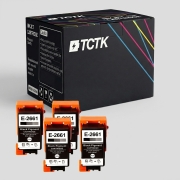 TCTK Bläckpatroner 266 4-pack Svart kompatibel med Epson WorkForce WF-100 W, för WorkForce WF-110 W, ersätter C13T26614010