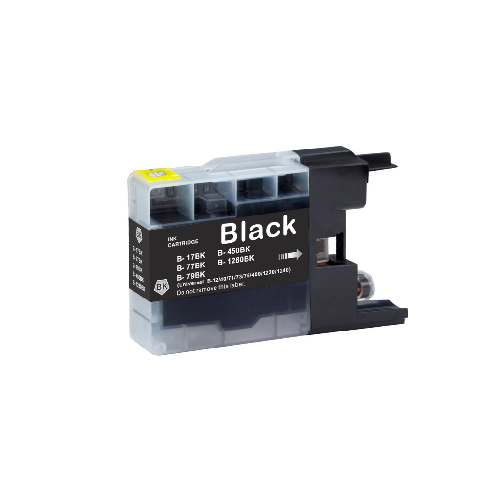 Compatible with Brother LC17 / 60ml Ink Black (Ink cartridges)