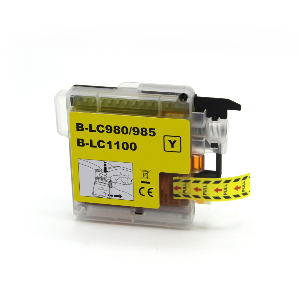 Compatible with Brother LC980 / 12ml Ink Yellow (Ink cartridges)