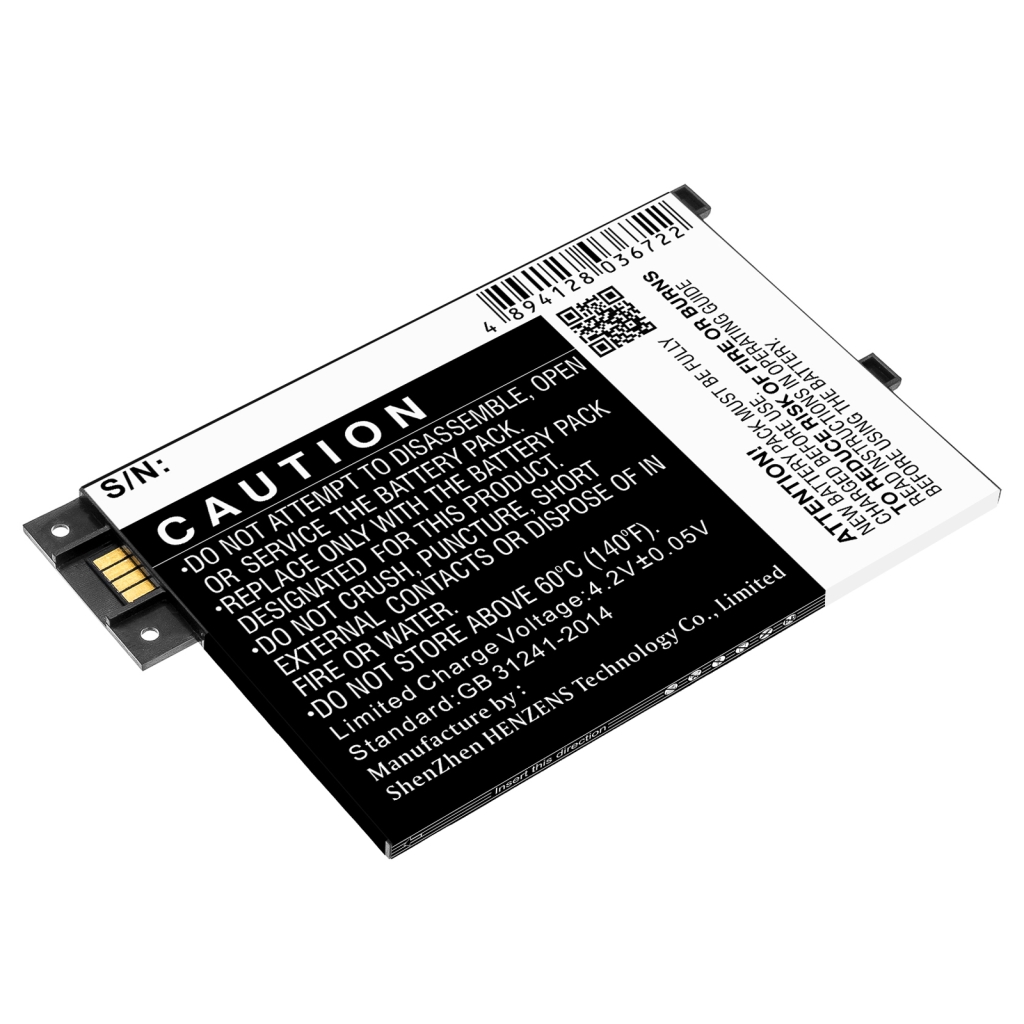 Batterier för elektroniska bokläsare Amazon CS-ABD003SL