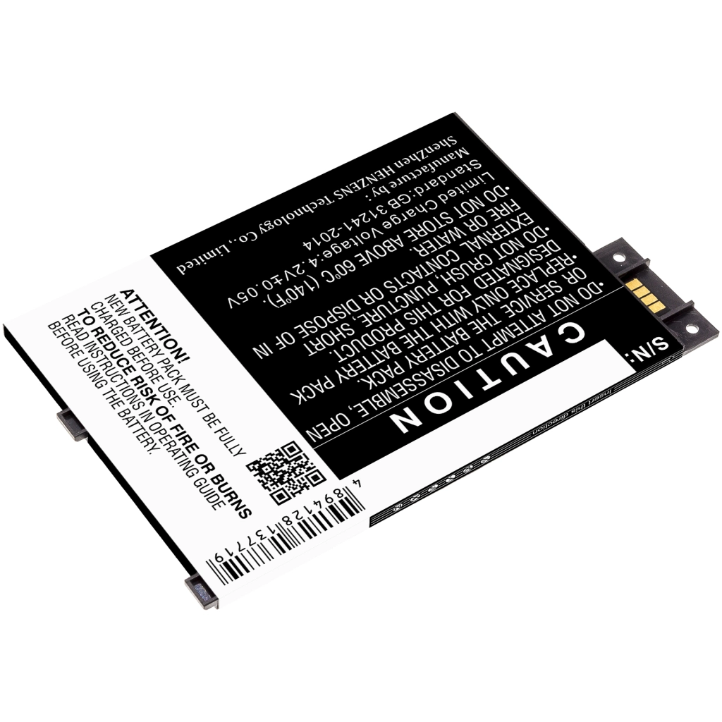 Batterier för elektroniska bokläsare Amazon Kindle Graphite