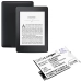 Batterier för elektroniska bokläsare Amazon Kindle Graphite