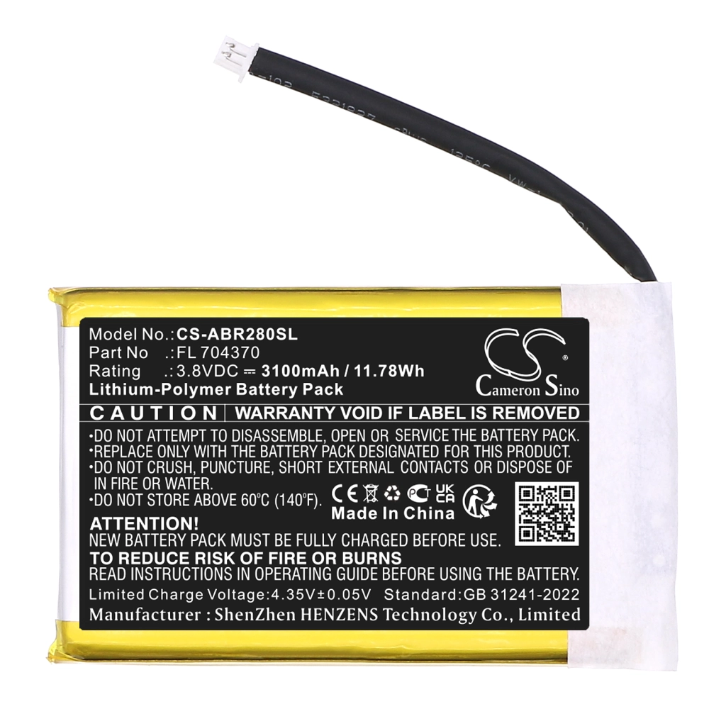 Batterier till spelkonsoler Anbernic CS-ABR280SL