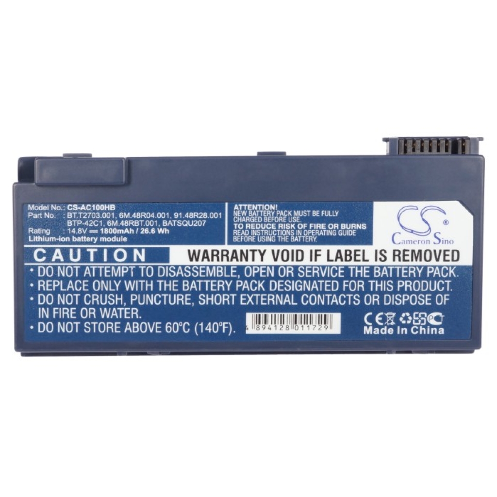 Batteri kompatibel med Acer CS-AC100HB