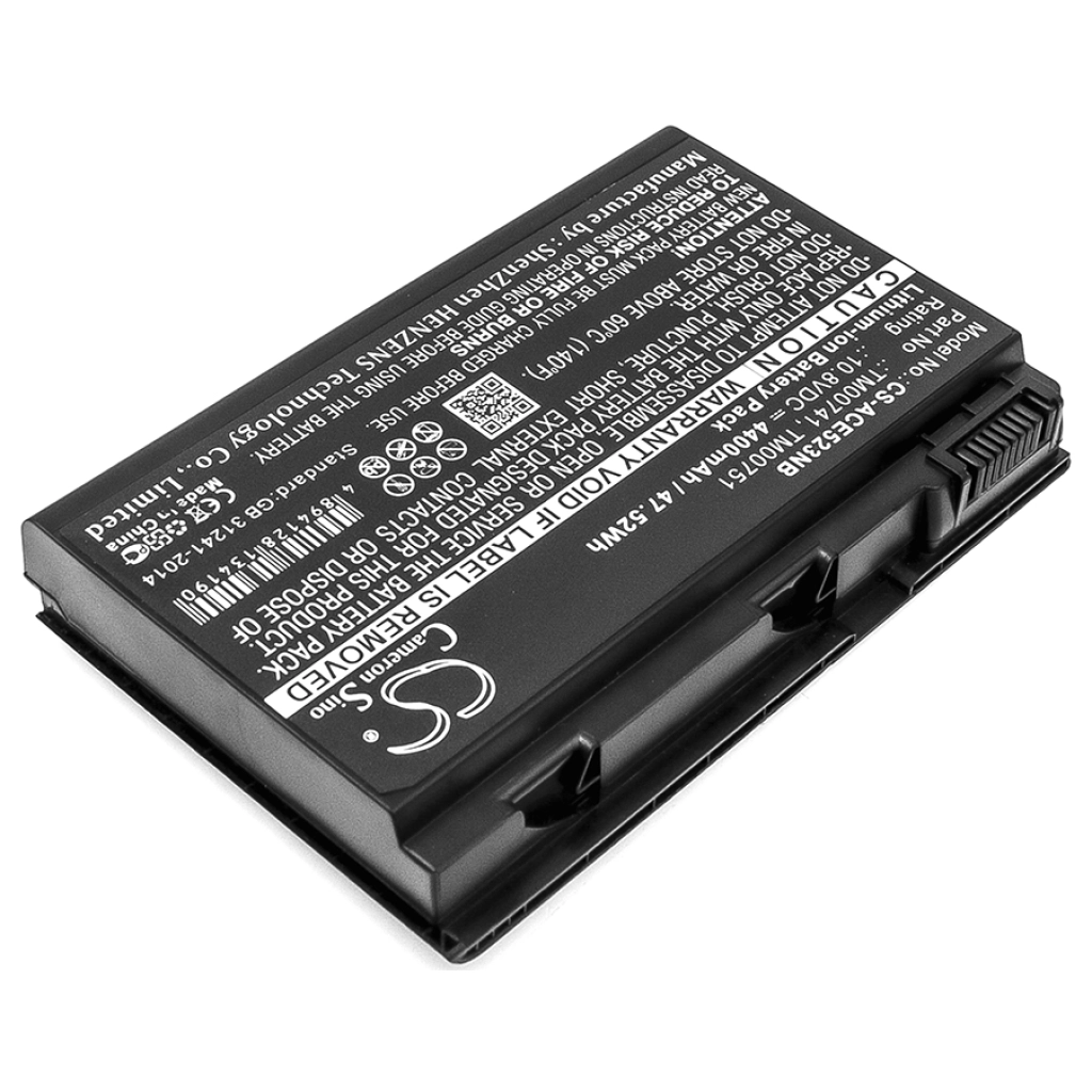Batterier till bärbara datorer Acer TravelMate 6465