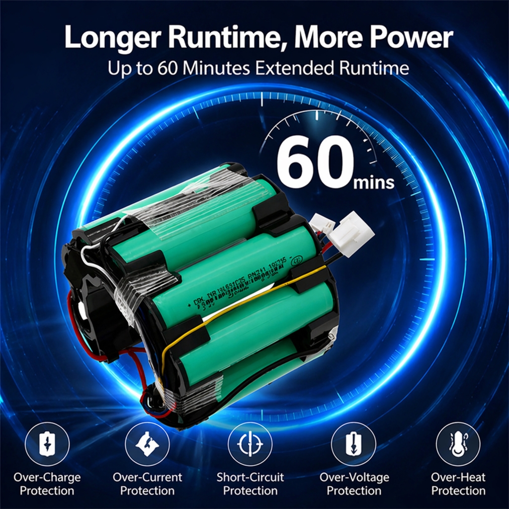 Batteri kompatibel med Amica CS-ACM705VX