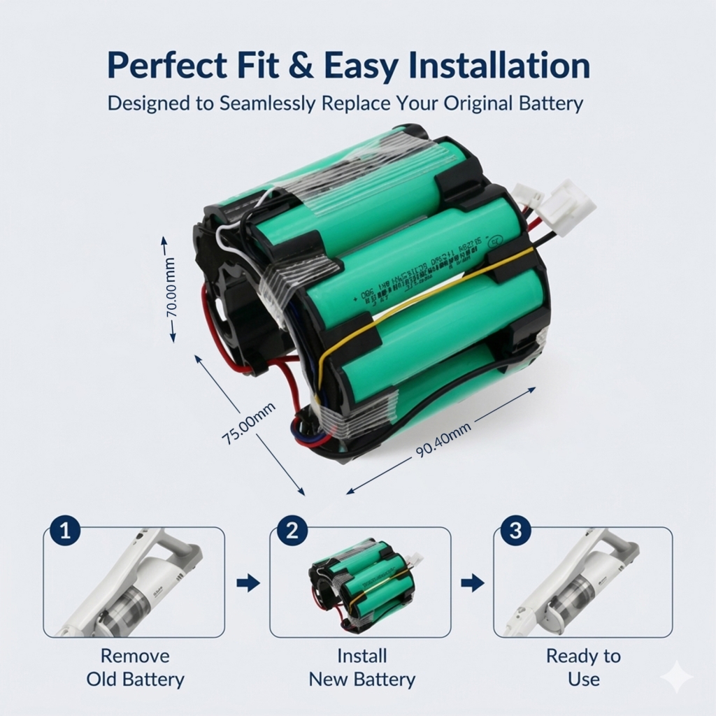 Batteri kompatibel med Amica CS-ACM705VX