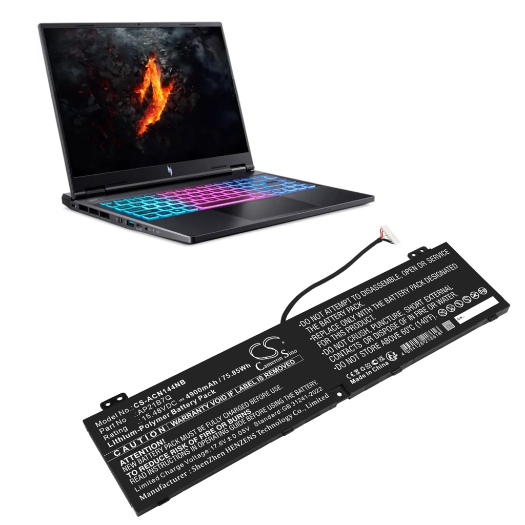 Batterier till bärbara datorer Acer CS-ACN144NB