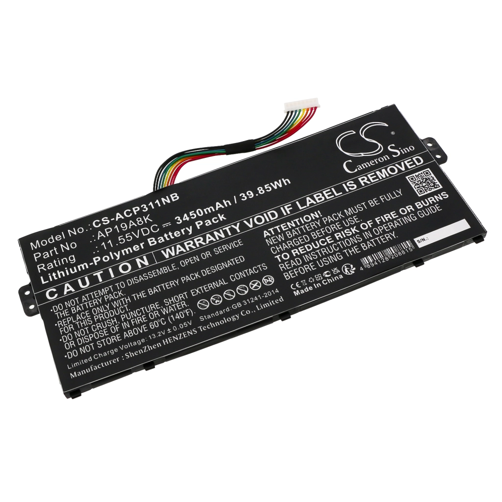 Compatible battery replacement for Acer AP19A8K