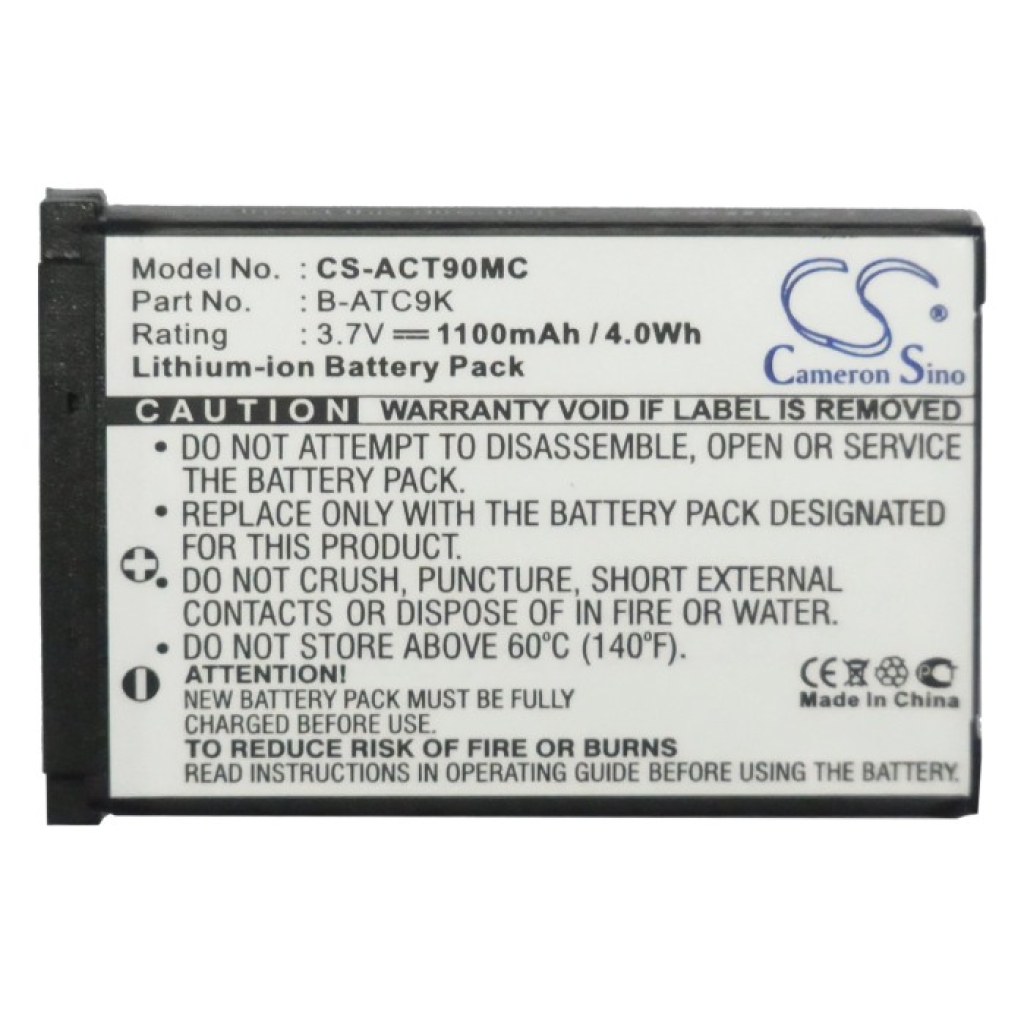 Batteries Camera Battery CS-ACT90MC