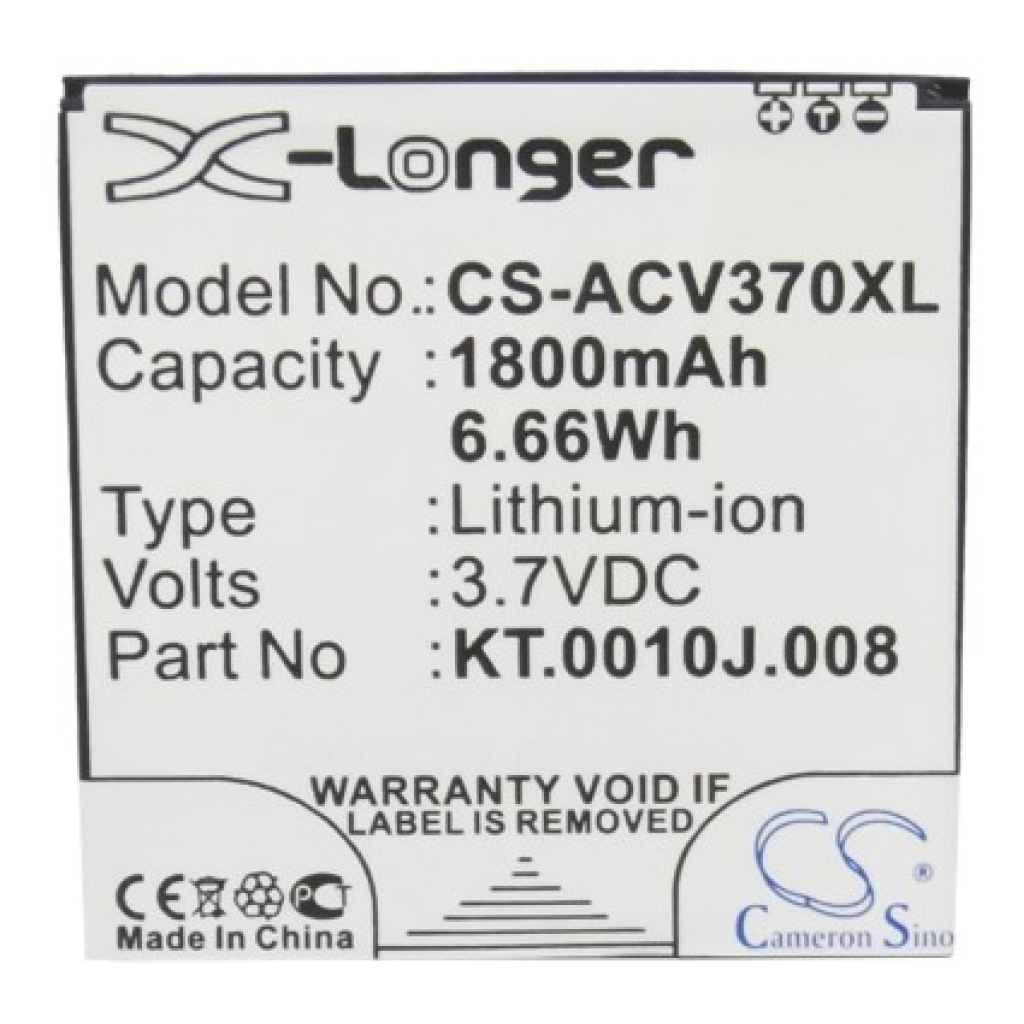 Batteries Mobile Phone Battery CS-ACV370XL