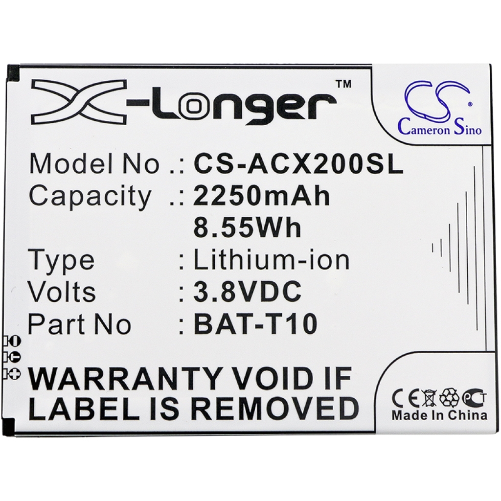 Batteri kompatibel med Acer CS-ACX200SL