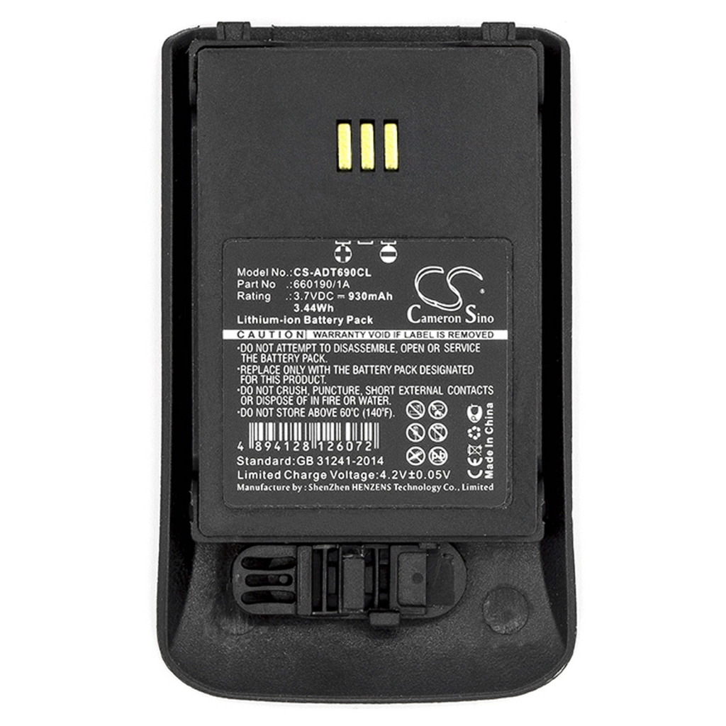 Aastra Batterier till trådlösa telefoner CS-ADT690CL