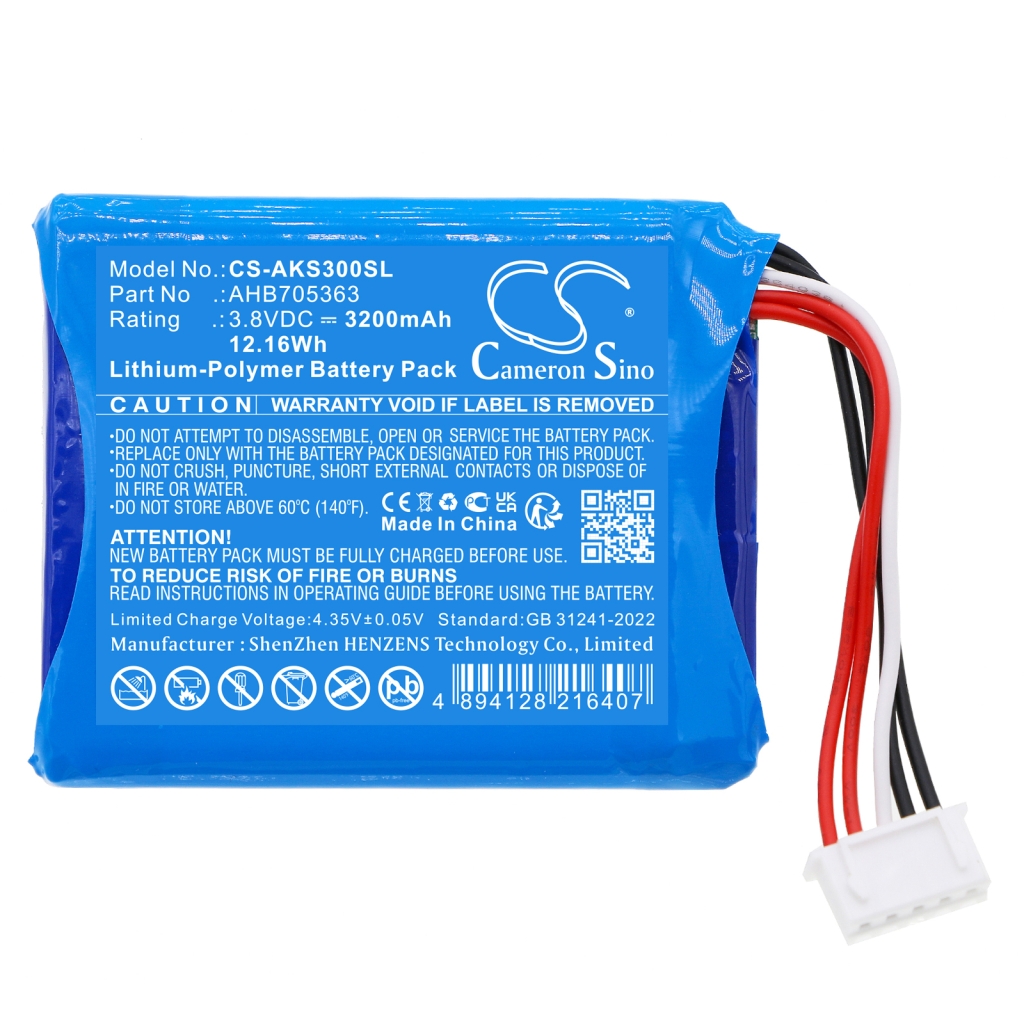 Batterier till högtalare Akg CS-AKS300SL
