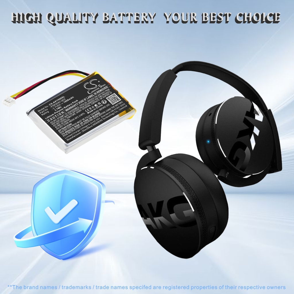 Batteries Wireless Headset Battery CS-AKY500SL
