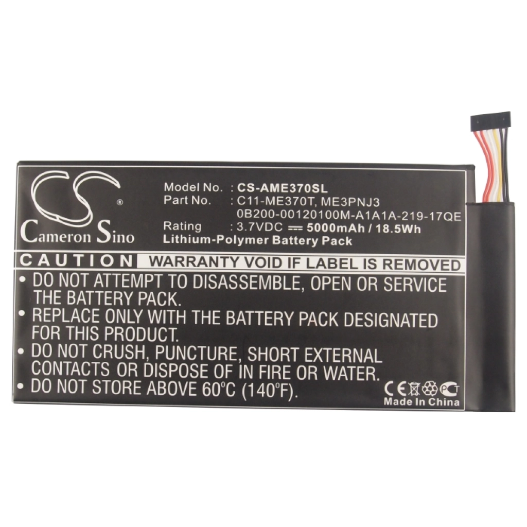 Batterier för surfplattor Asus CS-AME370SL