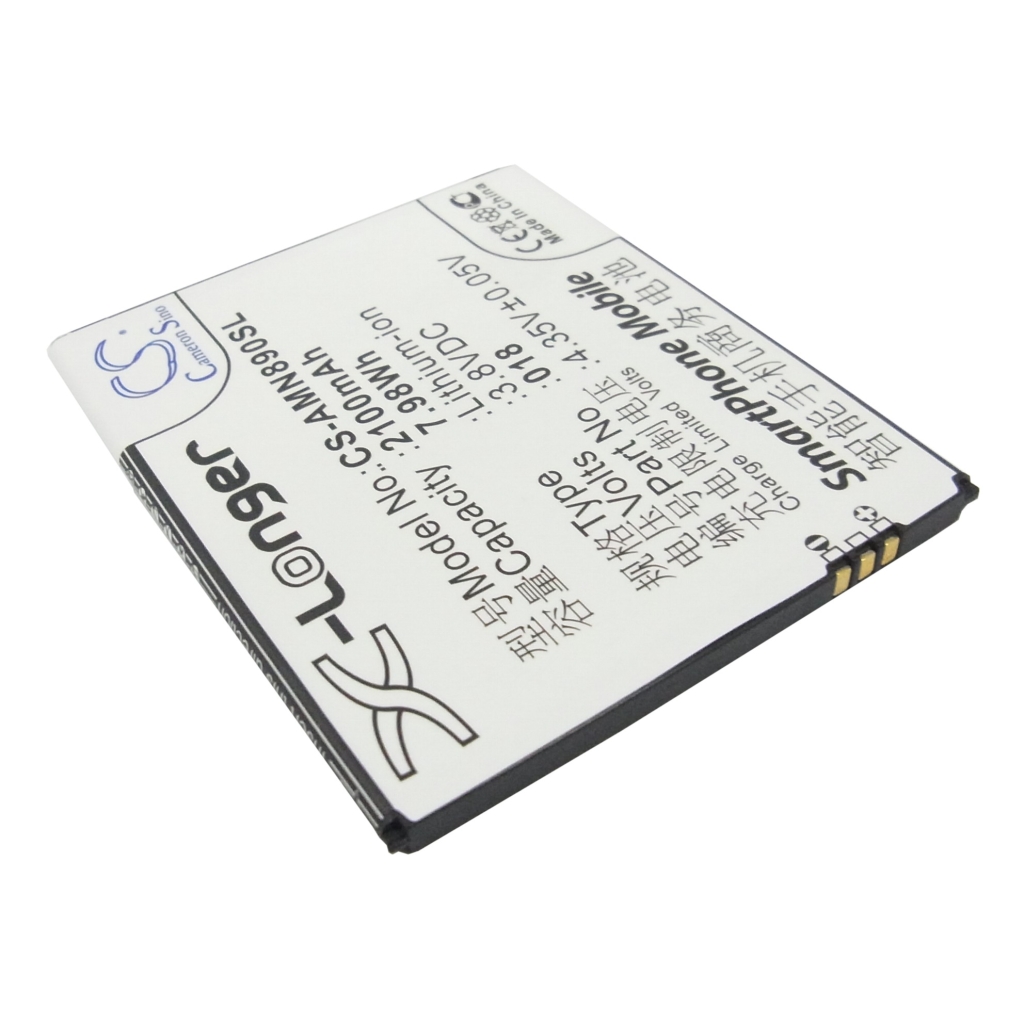 Prismatiska batterikontakter, X-Longer 2100mAh 3,8V
