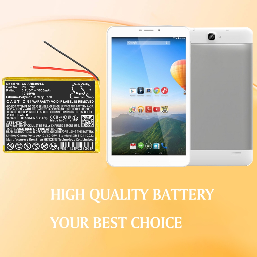 Batterier för surfplattor Archos CS-ARB800SL