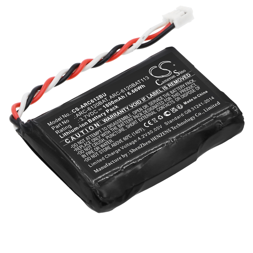 Batterier till bärbara datorer Areca CS-ARC612BU