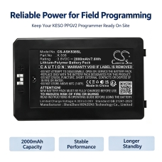 Kompatibel batteribyte för Assa Abloy K.538,LP375065
