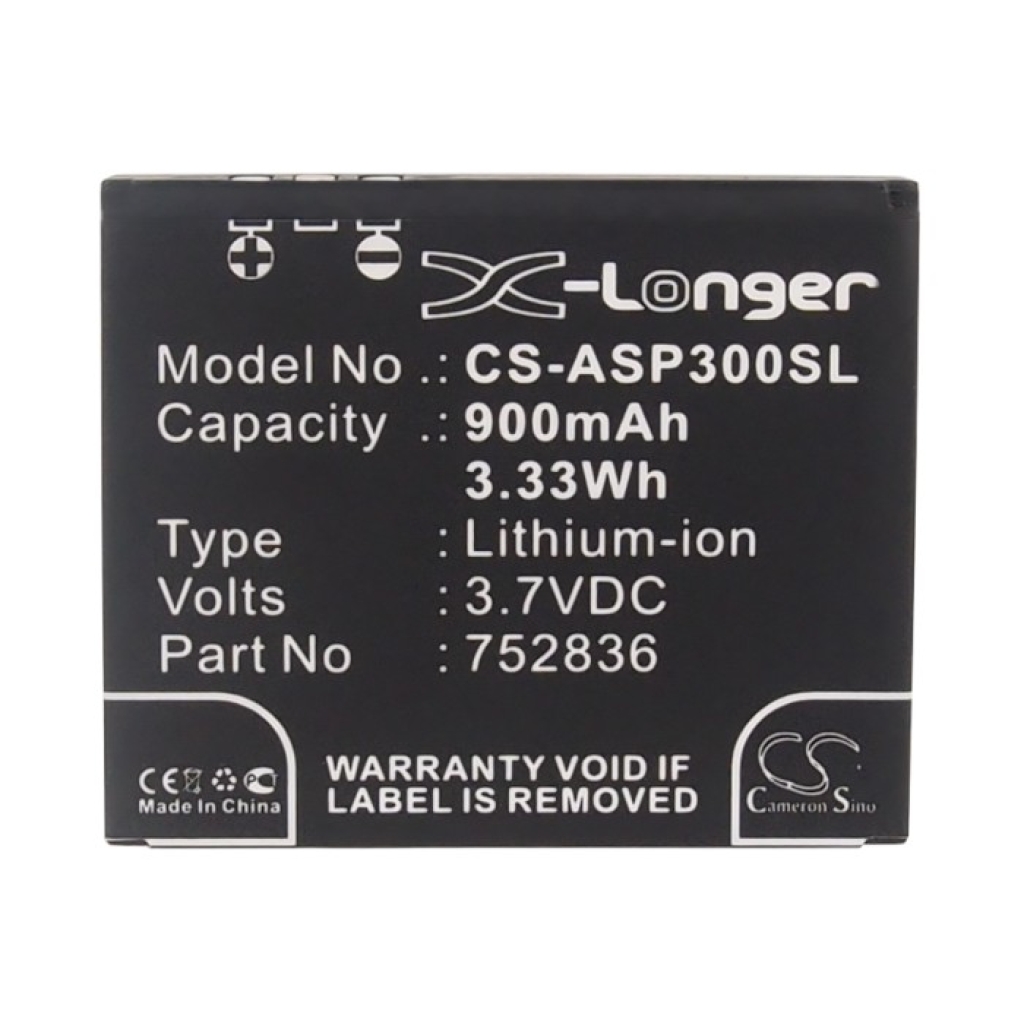 Batteri kompatibel med Astak CS-ASP300SL