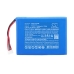 Flat label view of blue pouch CS-ATP110SL 7.4V 5000mAh with JST connector