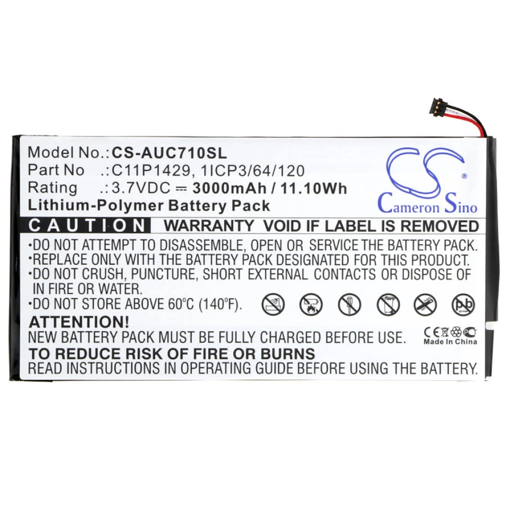 Batterier för surfplattor Asus CS-AUC710SL