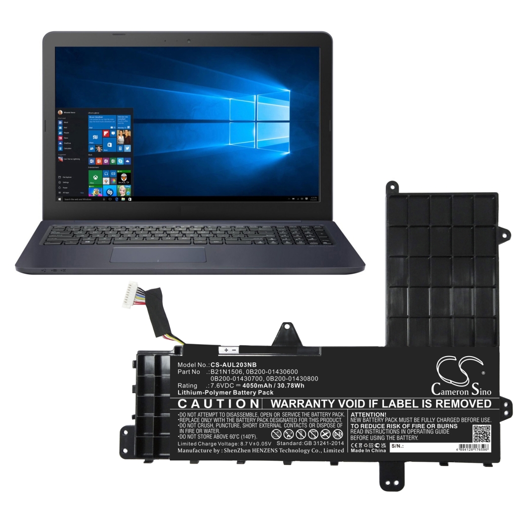 Notebook battery Asus VivoBook E502NA-DM047T