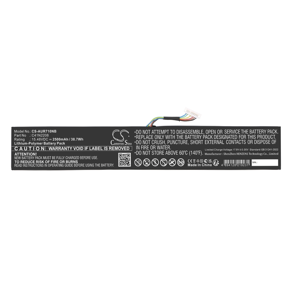 Battery Replaces C41N2208