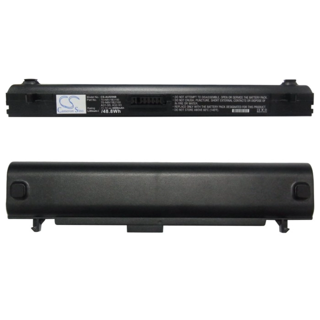 Batterier till bärbara datorer Asus M52N