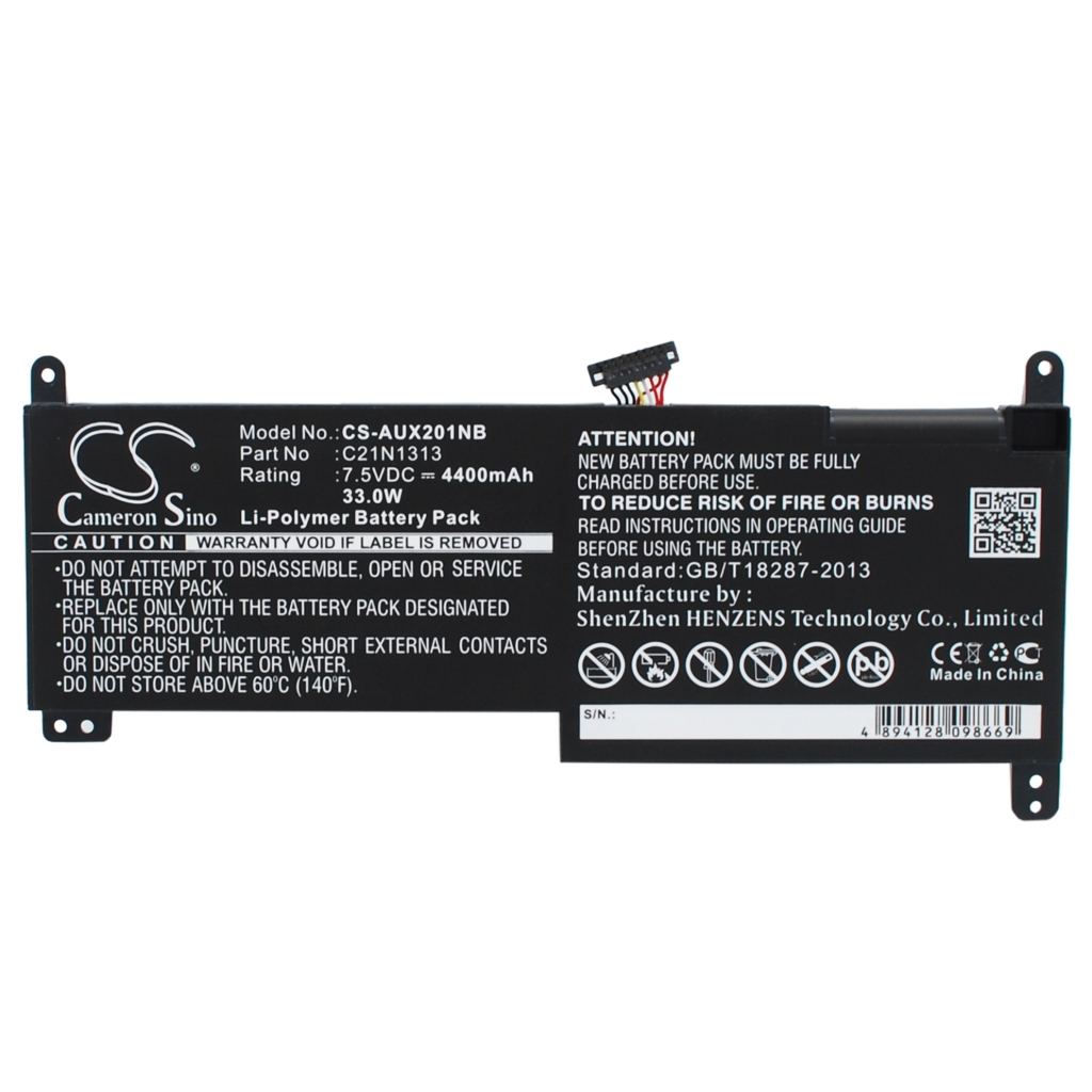 Batterier till bärbara datorer Asus CS-AUX201NB