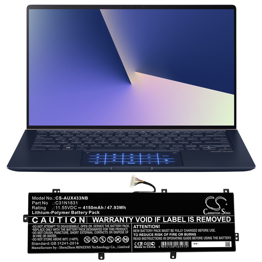 Notebook battery Asus ZenBook 14 UX433FA-A5232R