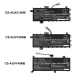 Batterier till bärbara datorer Asus CS-AUX512NB