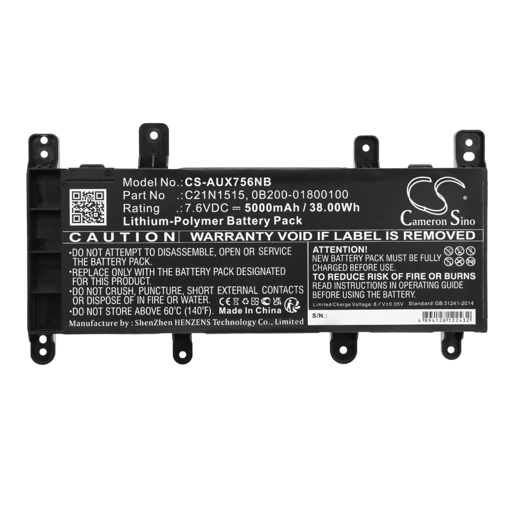 Asus F756UX