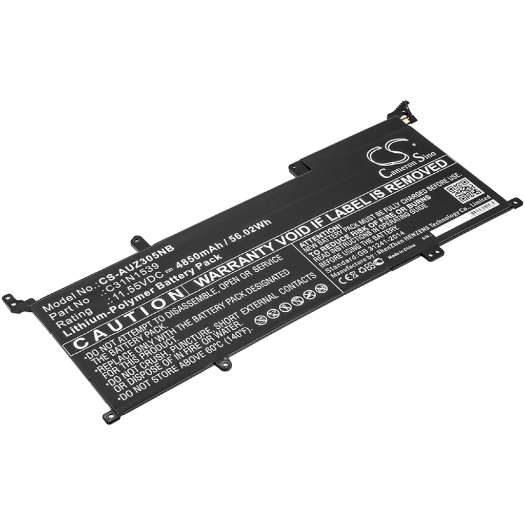 Batterier till bärbara datorer Asus UX305UA
