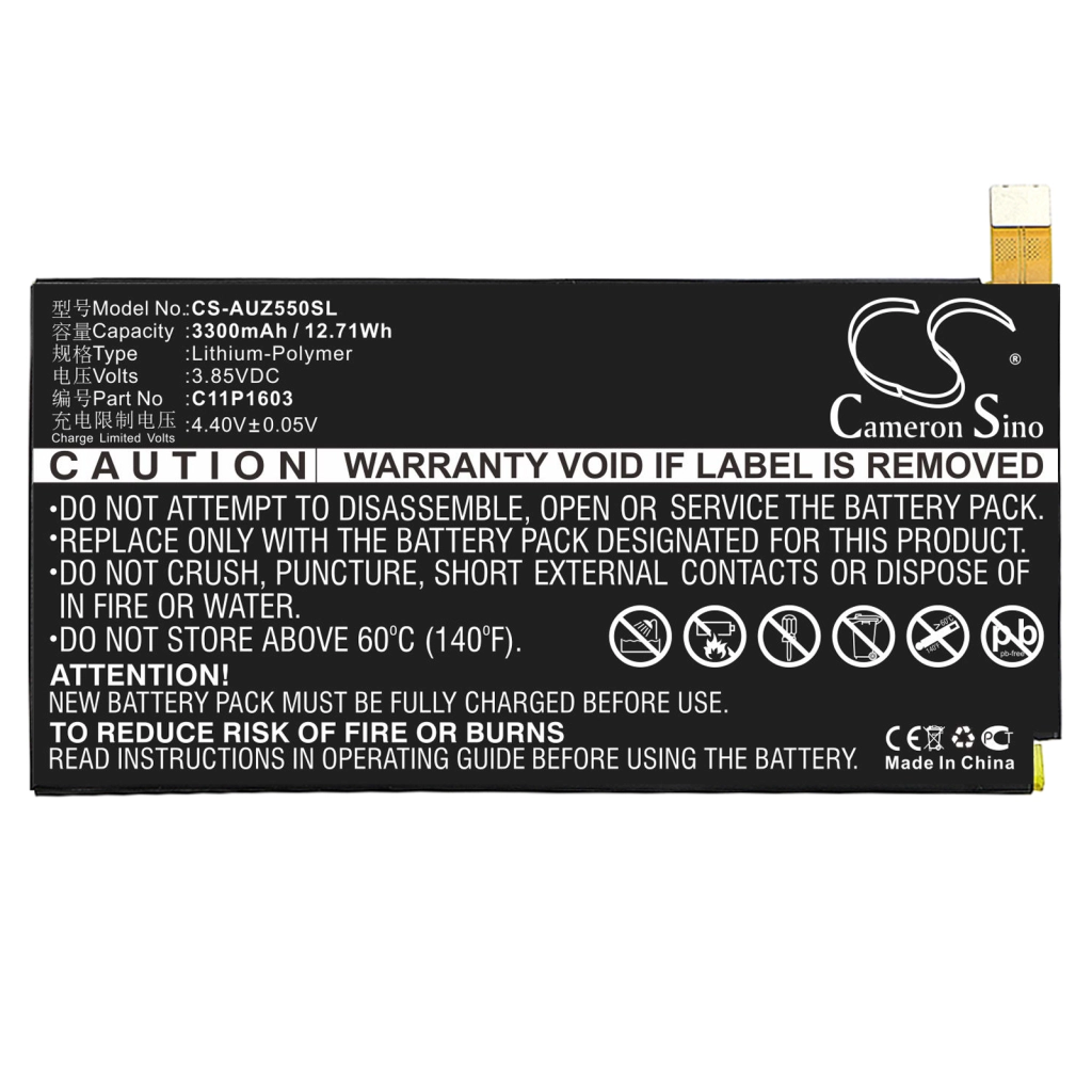 Mobile Phone Battery Asus CS-AUZ550SL