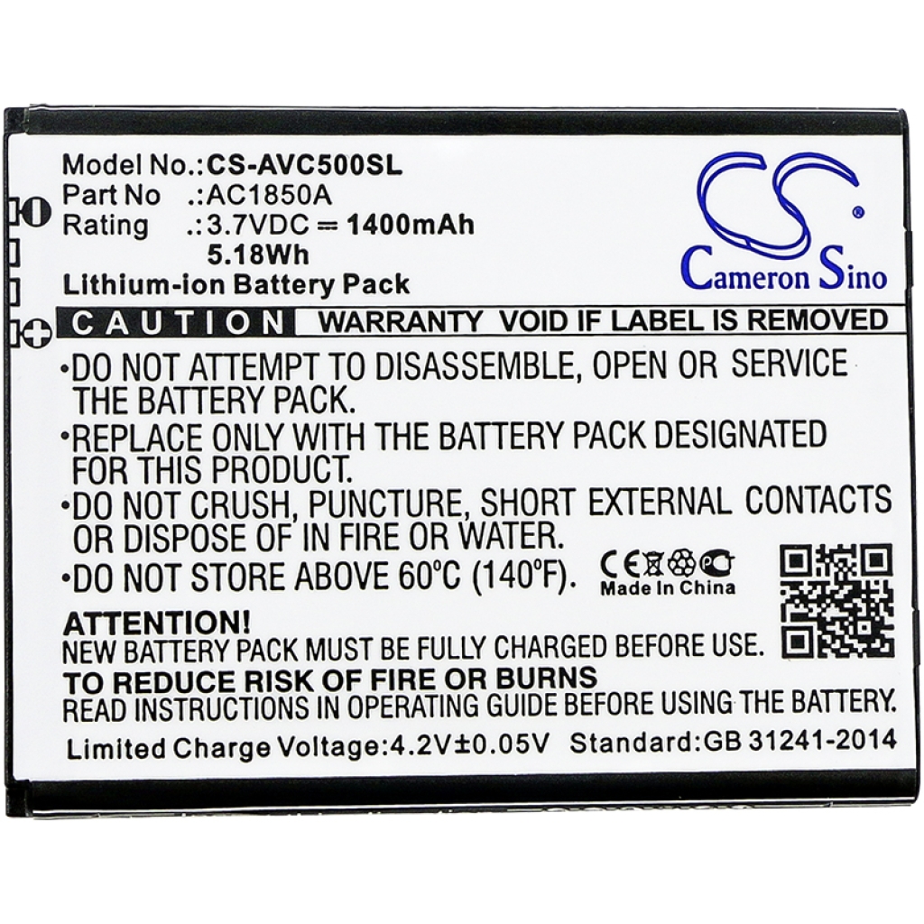 Batteries Mobile Phone Battery CS-AVC500SL